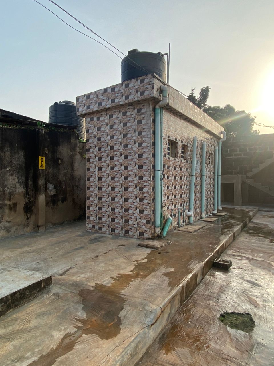 Mobalufun Central Mosque construction